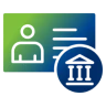 Mobile app icon with stars