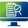 Mobile app icon with stars